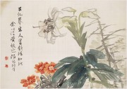 天津博物馆_38-任颐-花卉图册-9