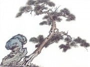 近现代书画 2000 幅_佚名 古树图册huaniaohua3_179