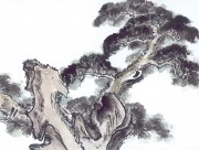 近现代书画 2000 幅_佚名 古树图册huaniaohua3_198