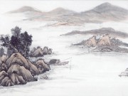 近现代山水2_佚名 山水画页huaniaohua3_160