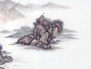 近现代山水2_佚名 山水画页huaniaohua3_172