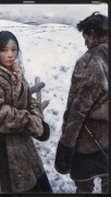 中国油画_佚名 油画 高原雪1