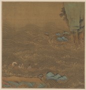 中国历代名画-宋代_宋 佚名 赤壁图 27×26.5（缩）