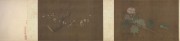 中国历代名画-宋代_宋 佚名 花卉四段图卷 107.7×24.6（缩）