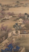 中国历代名画-清代_清 佚名 雍正行乐图（玄） 68x120