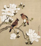 中国历代名画-清代_清 余穉 花鸟图十二开-08-新 