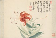 中国历代名画-清代_清 恽寿平 花卉图册十开-6纸本 33x22.8 